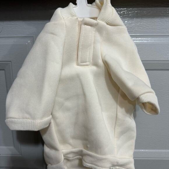 Top Paw Dog Apparel Cute White Hella' Tired Stretch Hoodie Size - S - Picture 3 of 7